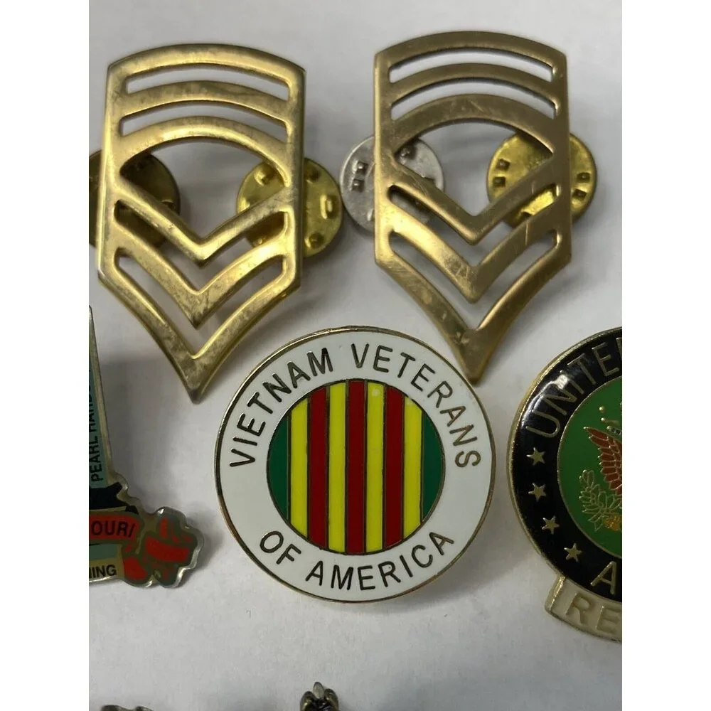 Sgt Pearl Harbor 82nd Airborne Military Insignia Badge US Army Pin LOT 7